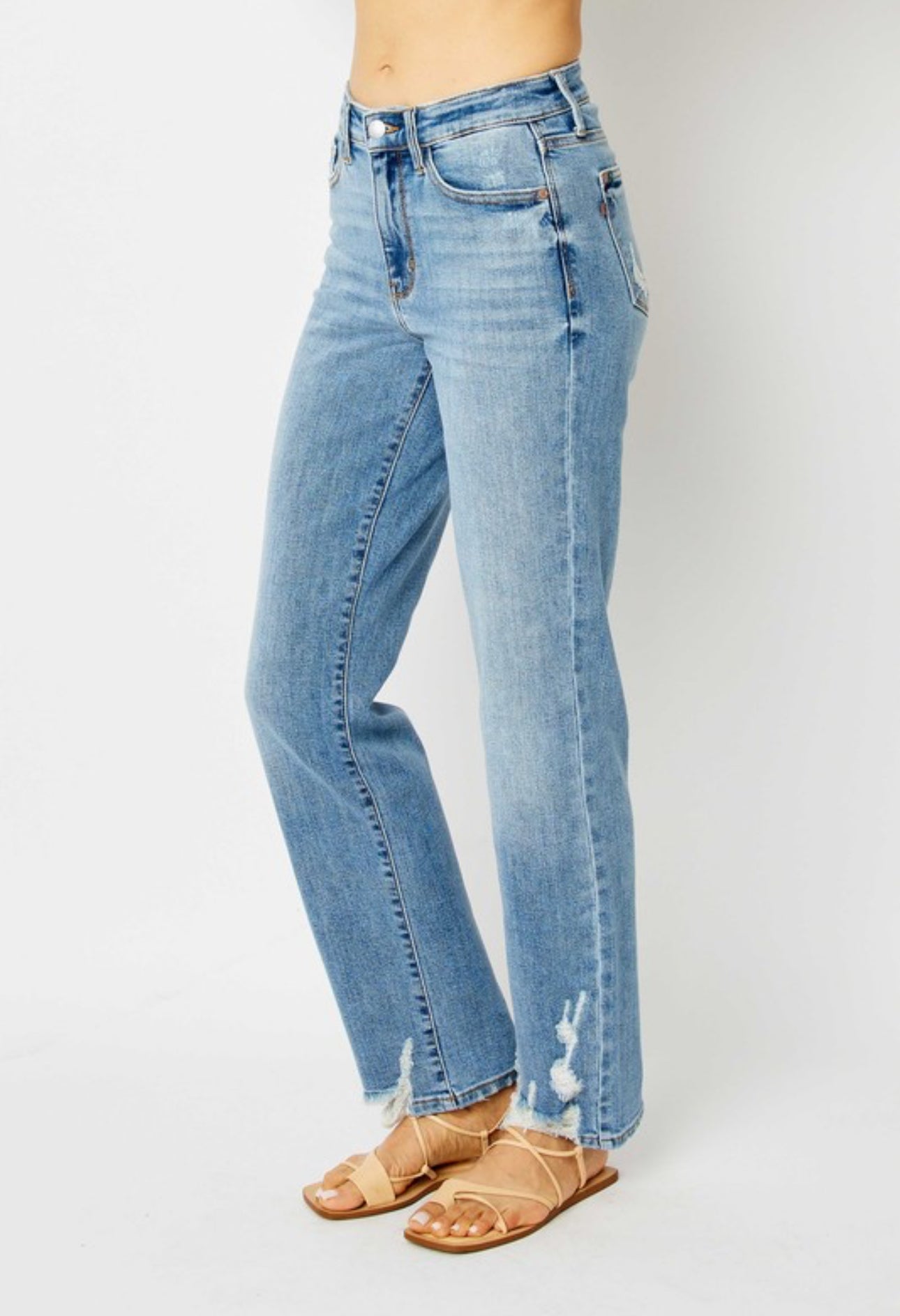 High Waisted Straight Judy Blue Jeans