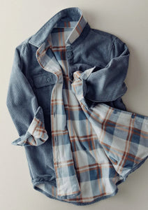 Reversible Corduroy Flannel Shacket
