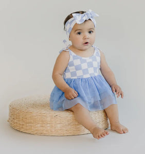 Checkered Romper Tutu