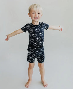 Electric Smiley Shorts Set