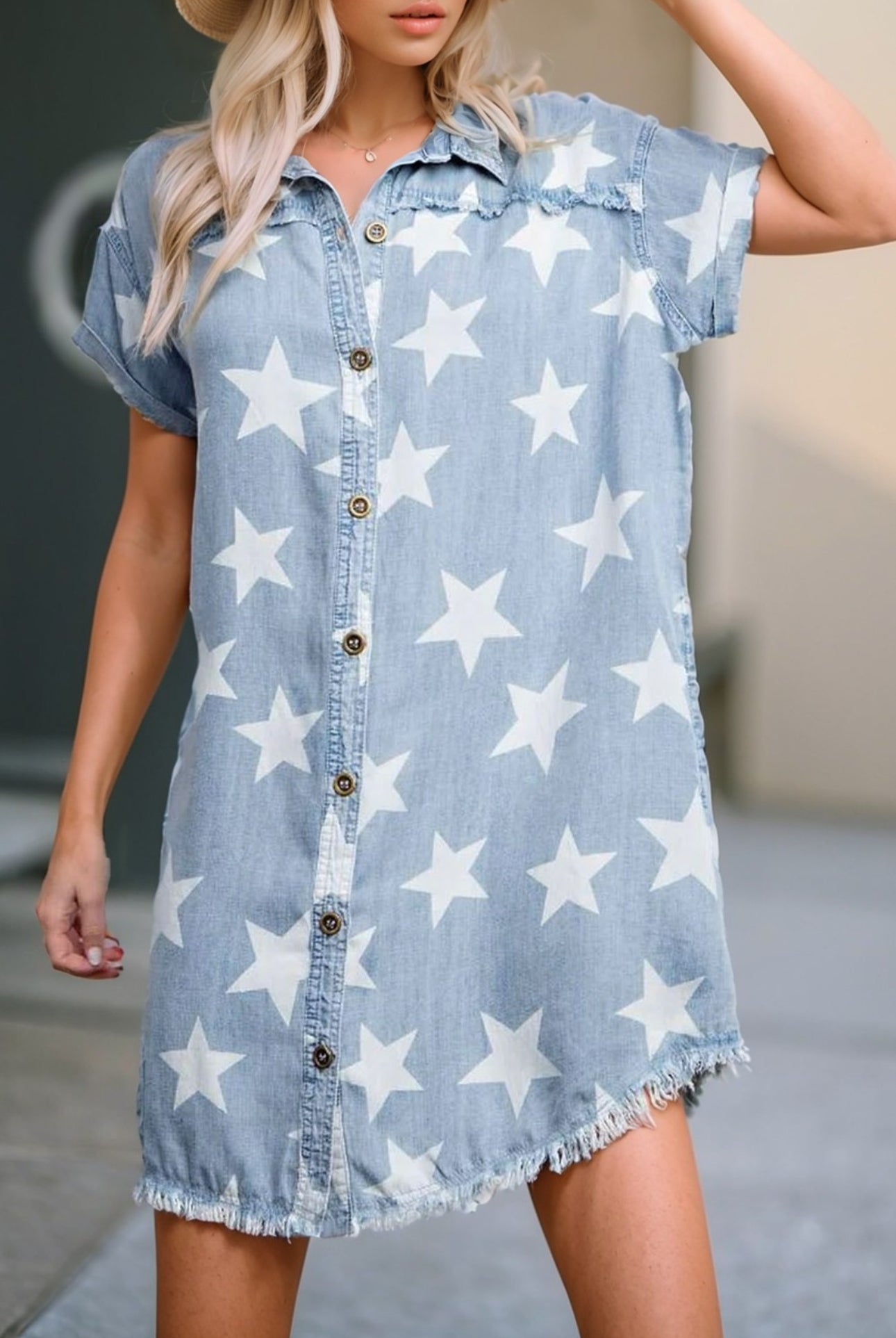 Denim Stars Dress