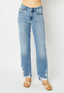 High Waisted Straight Judy Blue Jeans