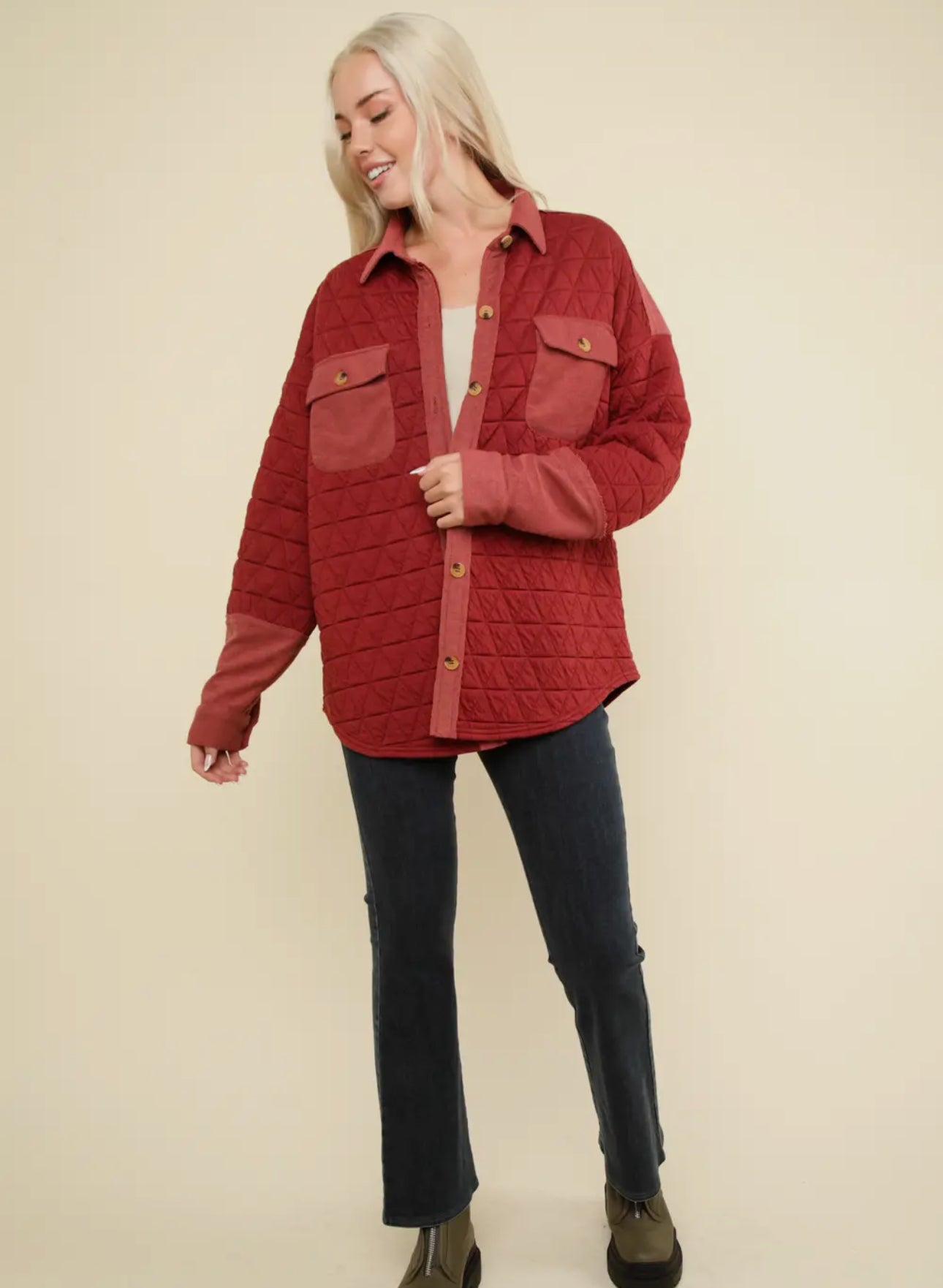 Roxanne Quilted Shacket