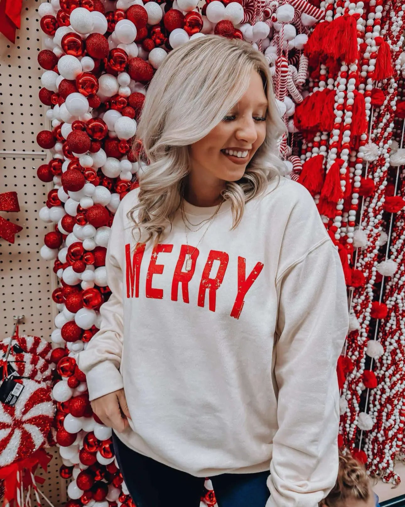 Merry Crew Neck Sweatshirt