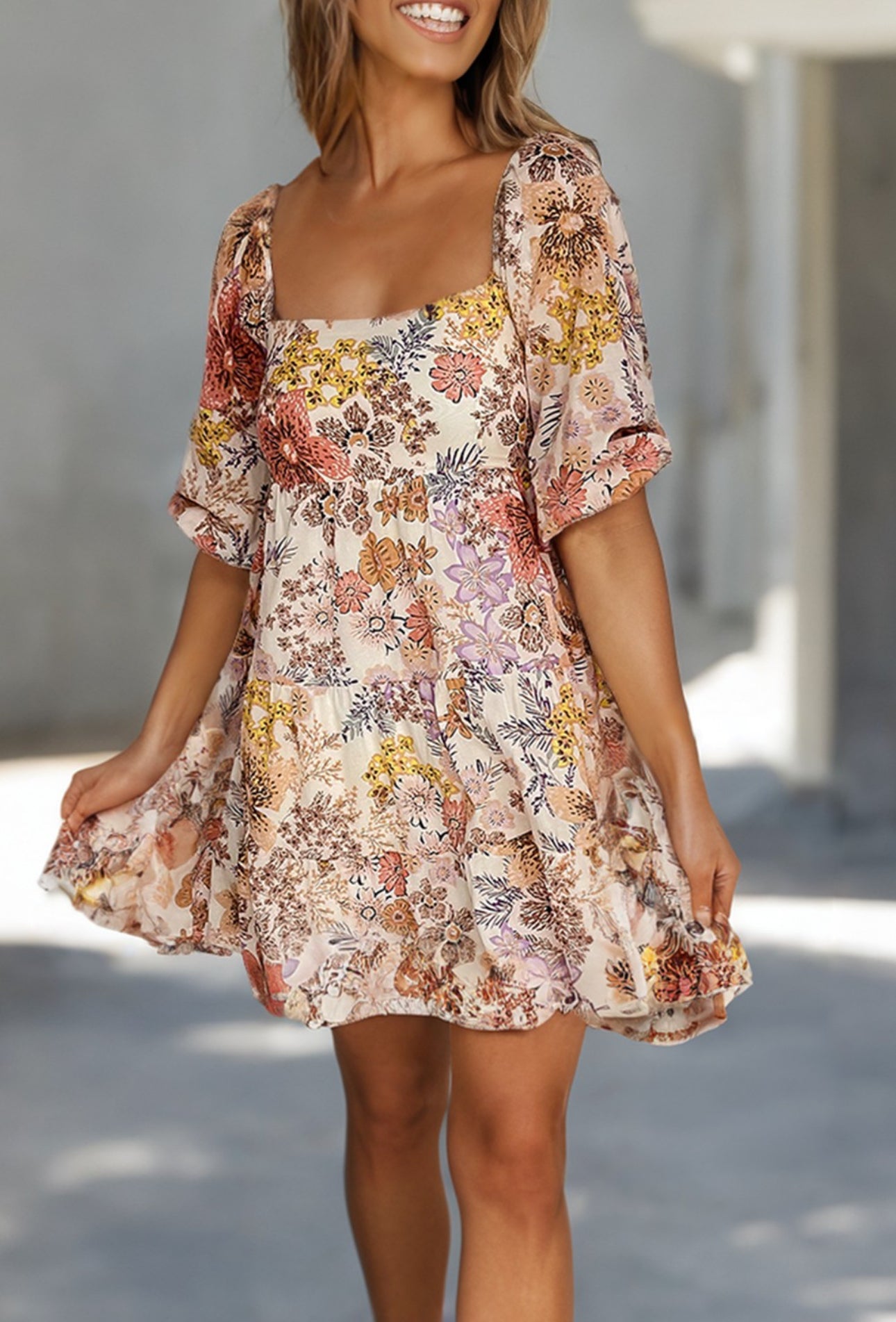 Floral Mini Dress