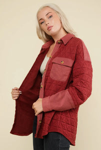 Roxanne Quilted Shacket