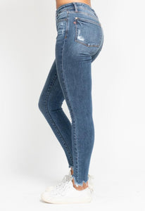 Judy Blue HW Skinny w/ Destroyed Hem