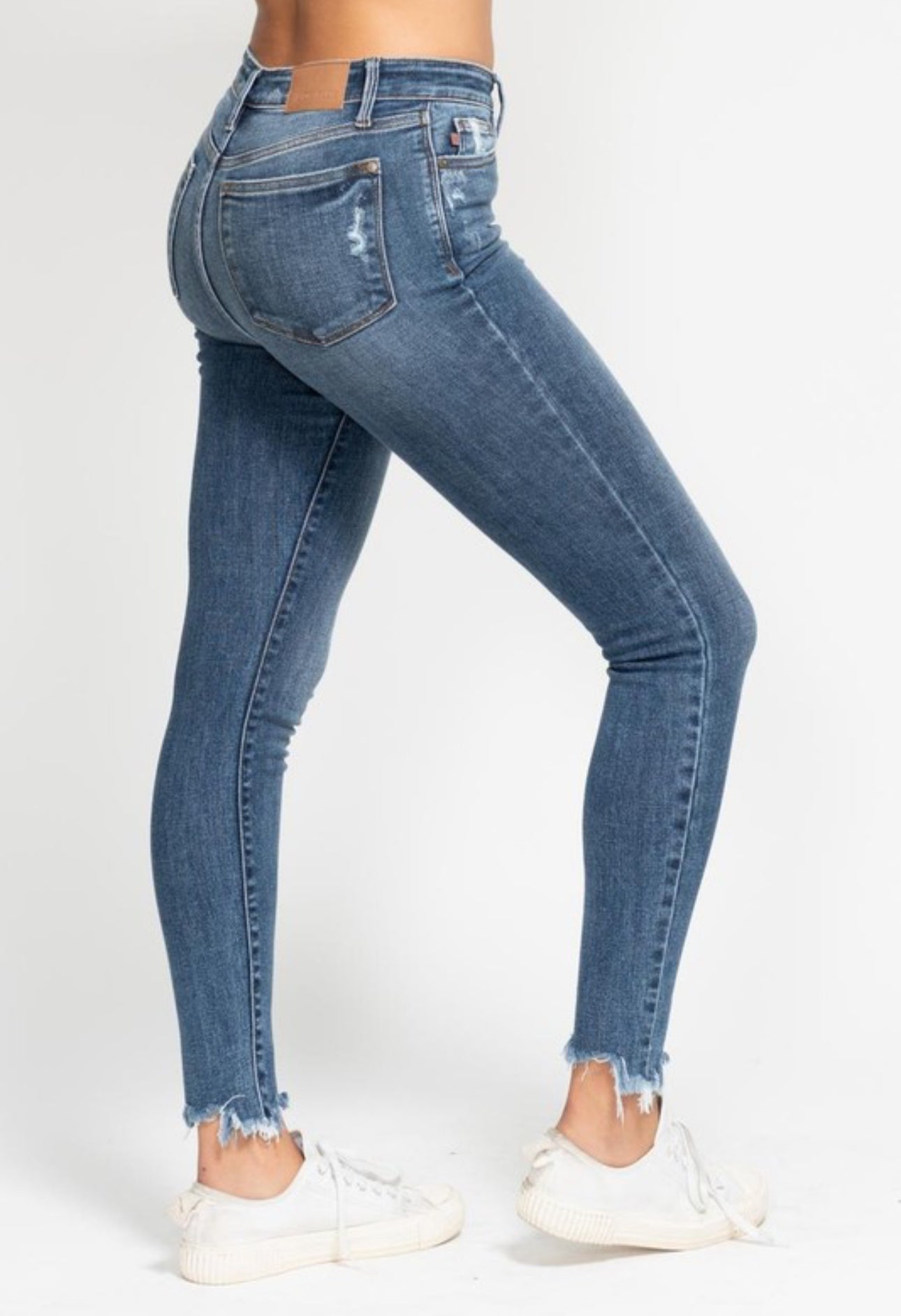 Judy Blue HW Skinny w/ Destroyed Hem