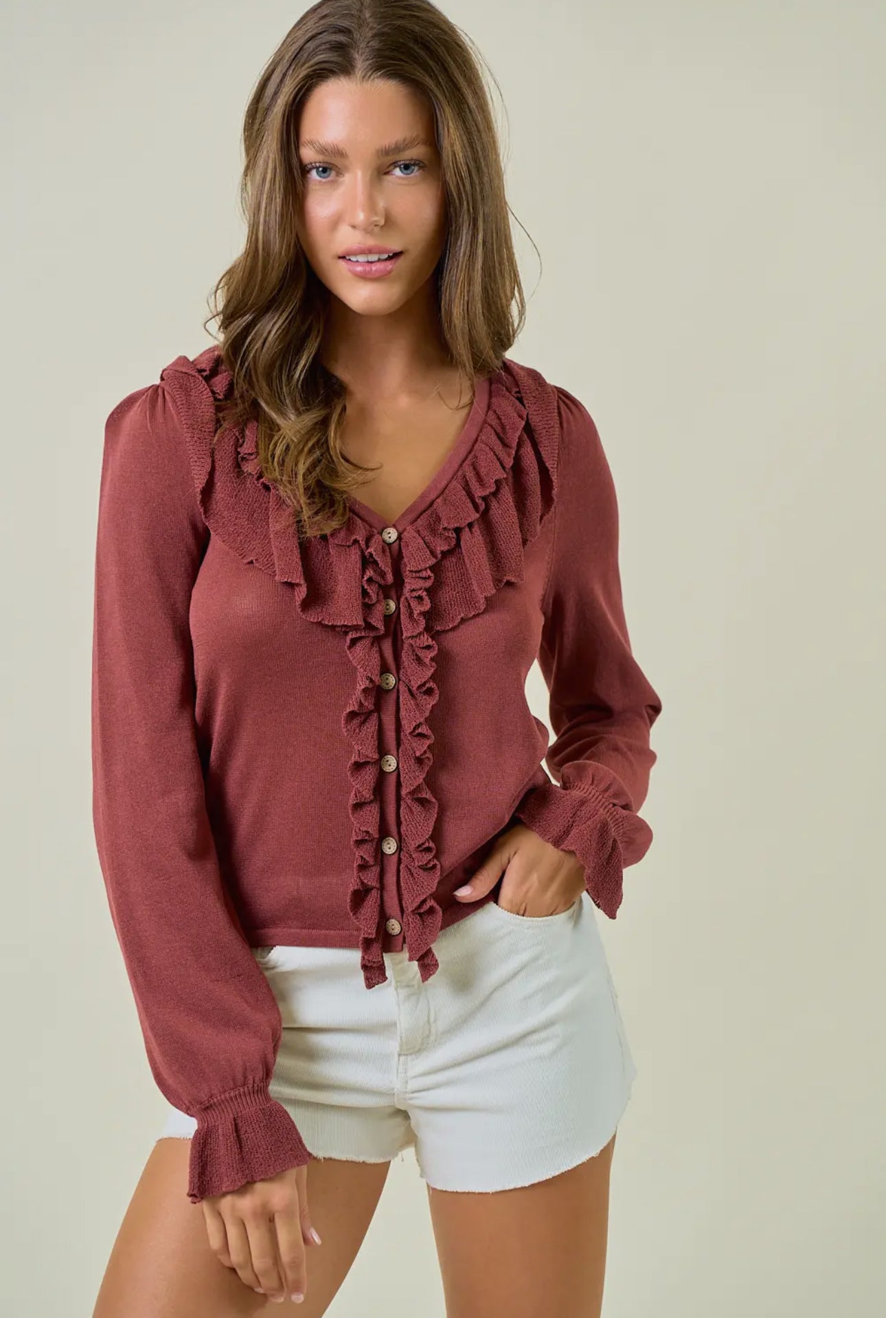 Charlie Ruffle Top