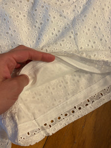Smocked Eyelet Shorts