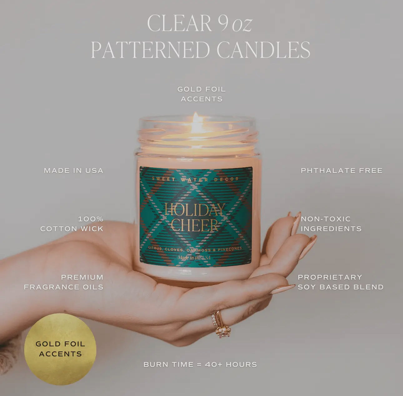 Merry and Bright Candle