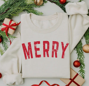 Merry Crew Neck Sweatshirt