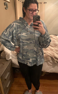 Oversized Camo Hoodie