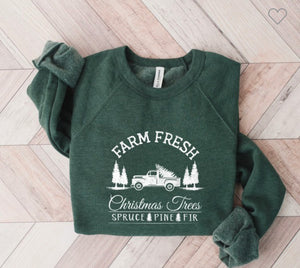 Farm Fresh Christmas Trees Sweatshirt